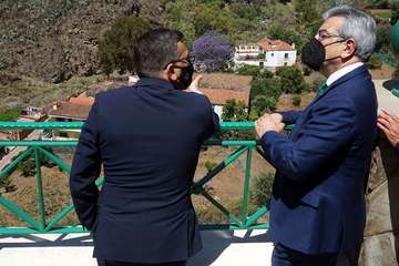 El vicepresidente del Gobierno de Canarias visita el municipio de Valsequillo/Acfi Press.
